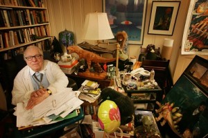 Ray Bradbury portrait shoot