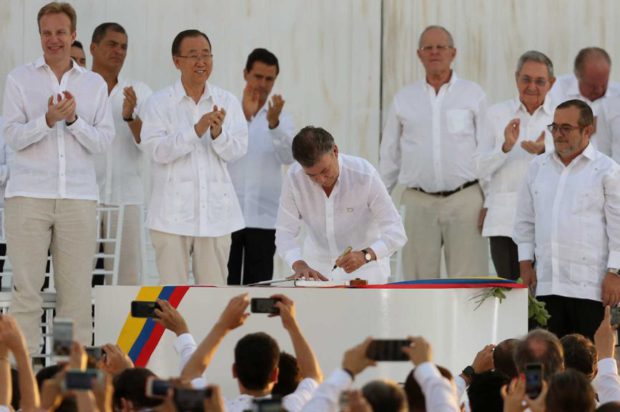 Un hito en la ardua tarea de la paz de Colombia