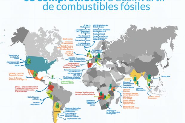 Instituciones católicas desinvierten de combustibles fósiles